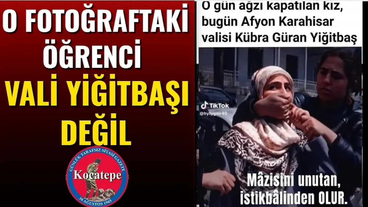 Vali Yiğitbaşı'ndan Sosyal Medyada Dolaşan Fotoğraf İddiasına Net Yalanlama